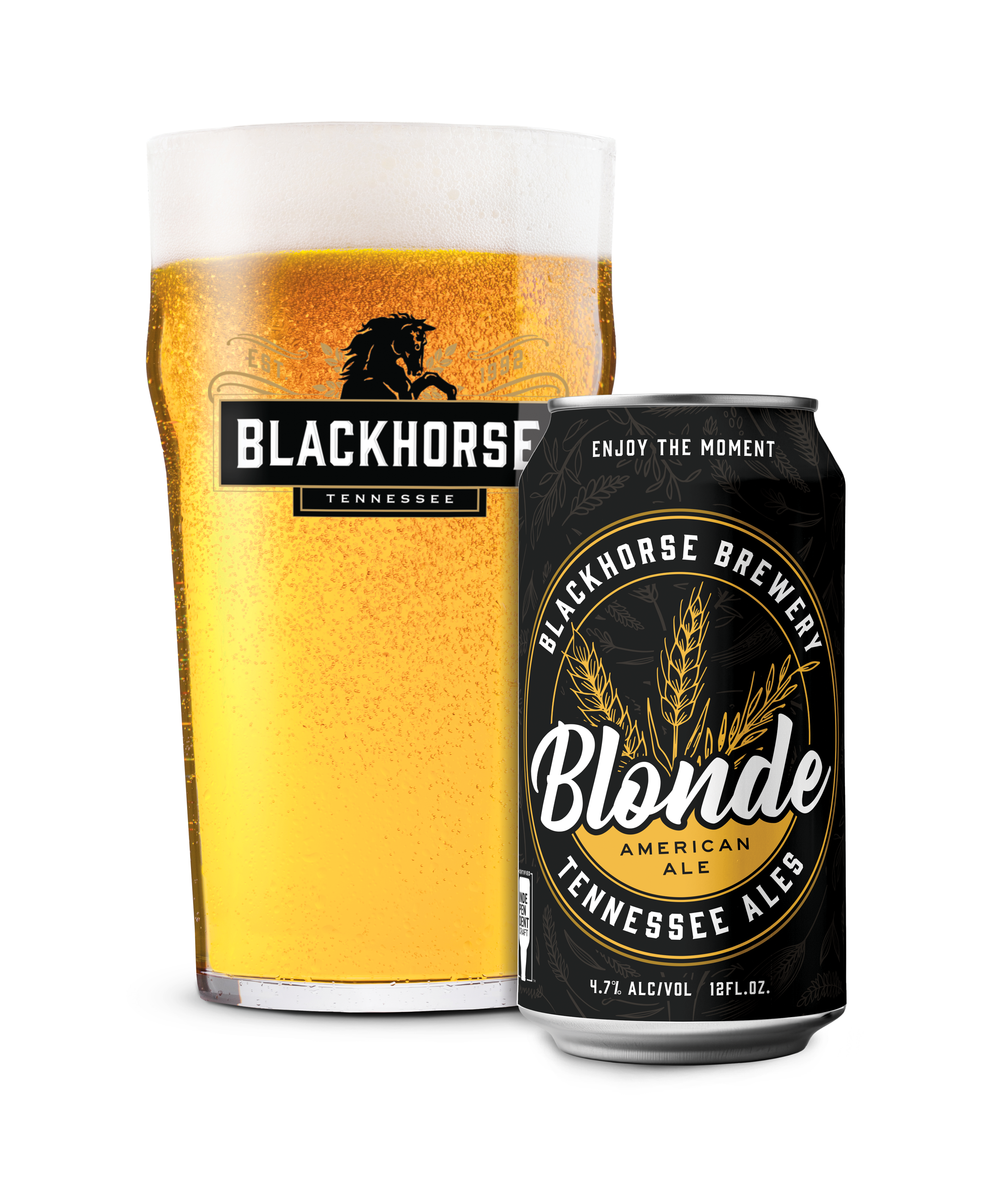 Blackhorse Blonde Ale Mockup